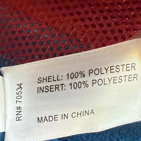 Orvis Trout Bum Vest Mens XL Red Pockets Full Zip Fleece Lined - Picture 10 of 10